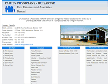 Tablet Screenshot of familyphysicians.co.za